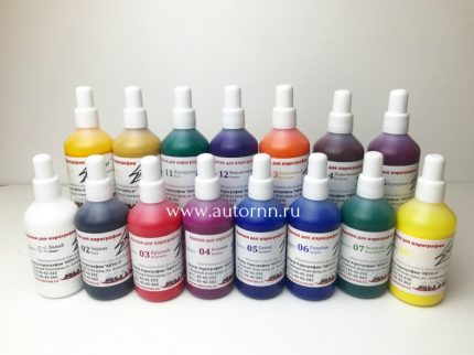Комплект красок 15*100