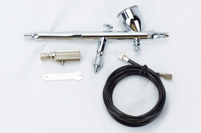 GSI Creos Mr. Airbrush Procon Boy PS-289 0.3mm Platinum plastic box — изображение 6
